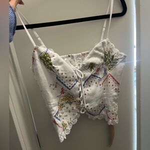 Reformation linen top